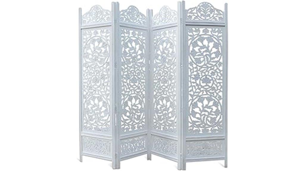 wooden 4 panel divider