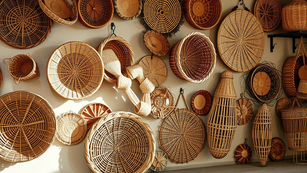 basket wall art arrangements