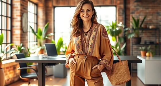 bohemian office style