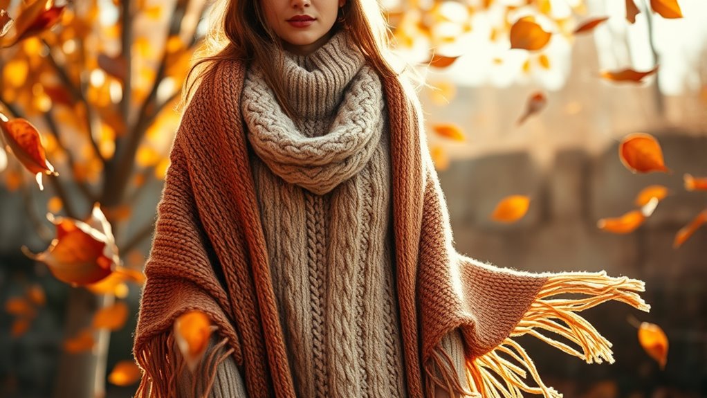 boho autumn layered outfits
