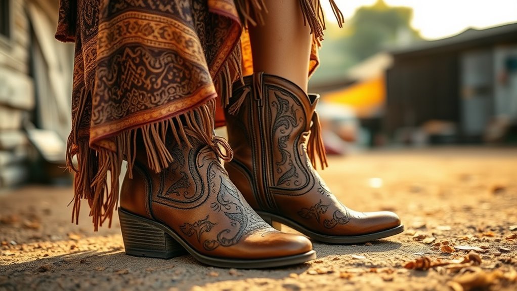 boho boots enhance style