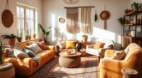 boho collected uncluttered living