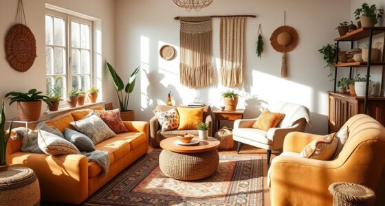 boho collected uncluttered living