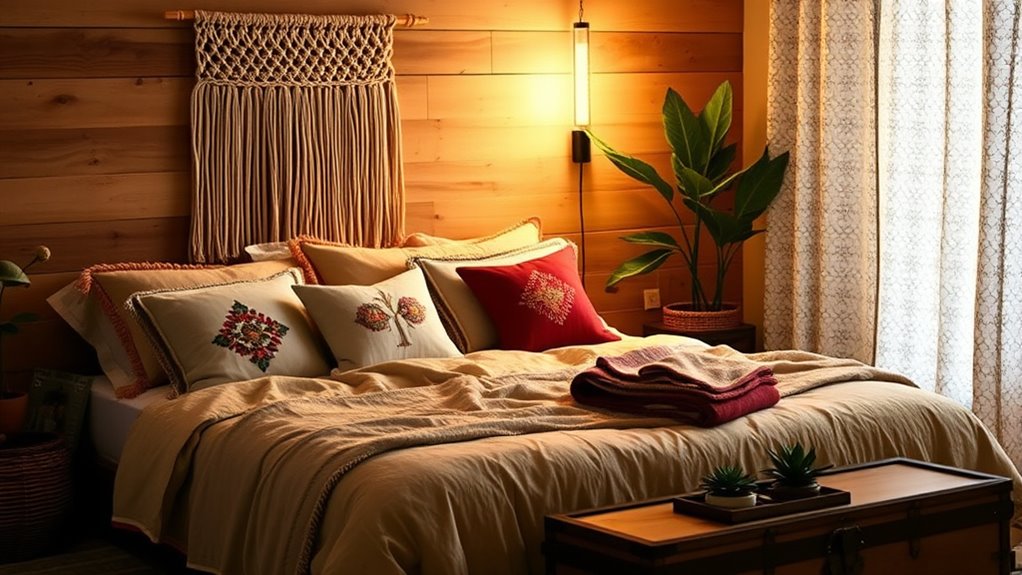 boho guest room preparations