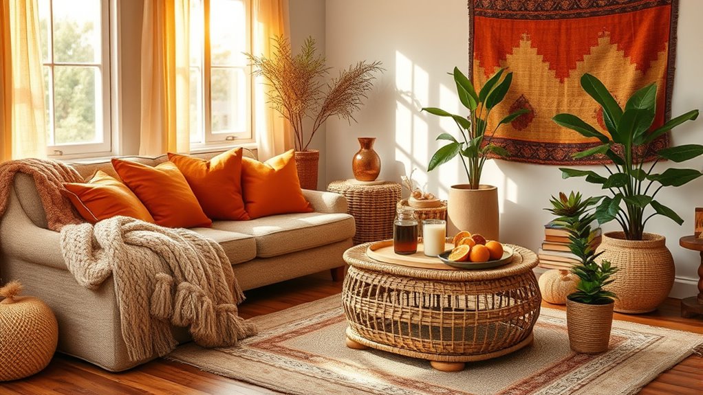 boho home fall transition