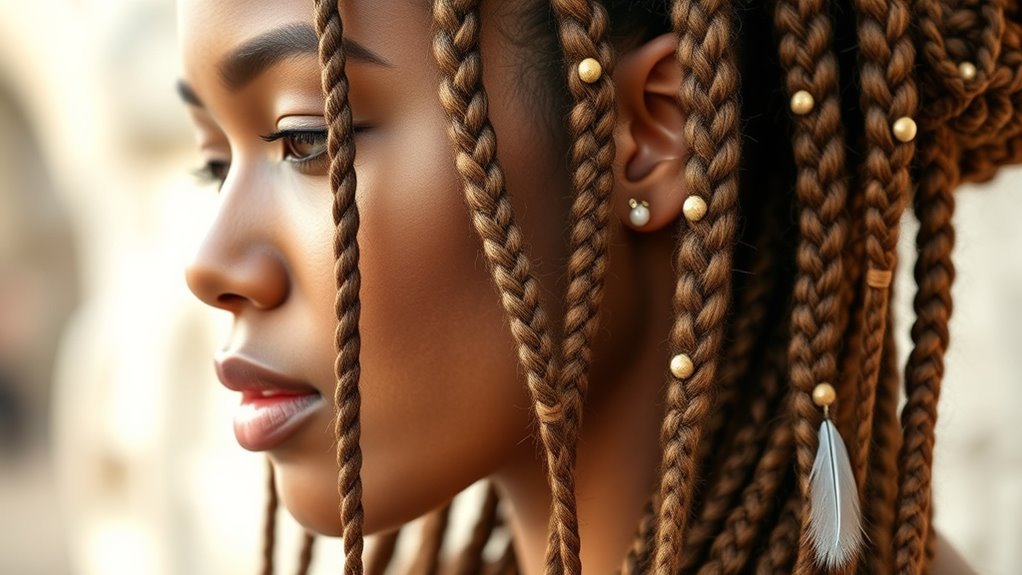 boho inspired protective hairstyles
