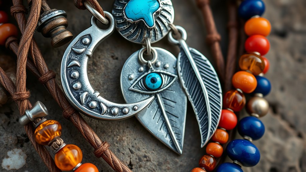 boho jewelry symbolic talismans