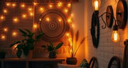 boho lighting layered ambiance