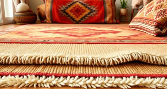 boho rug layering styles