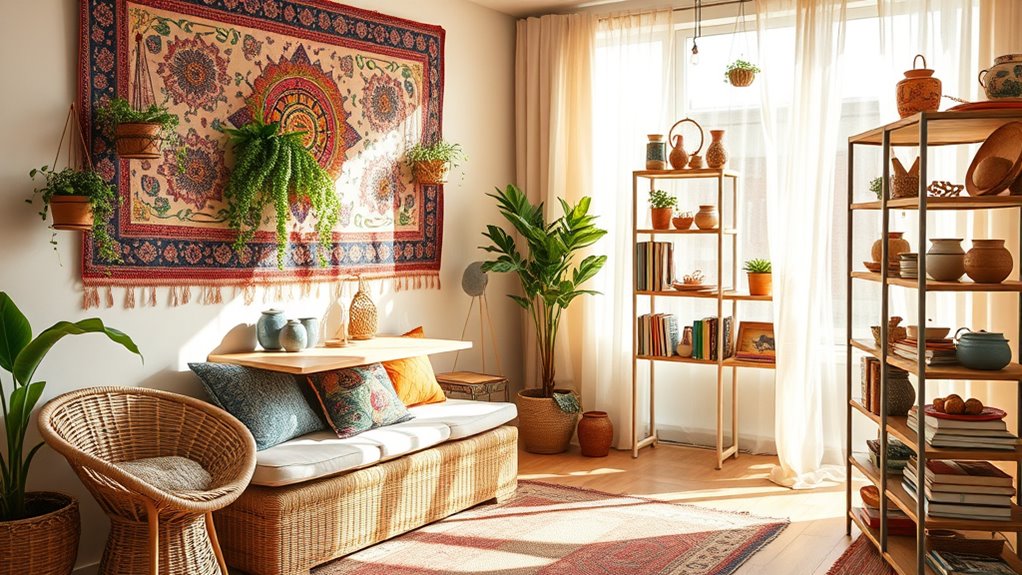 boho small space solutions