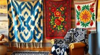 boho textiles ikat suzani mudcloth
