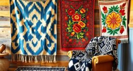 boho textiles ikat suzani mudcloth