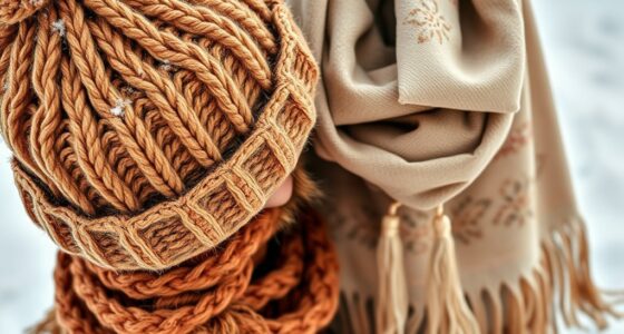 boho winter accessory styles