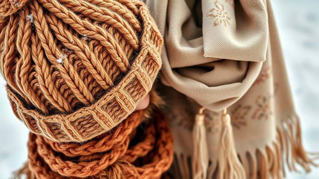 boho winter accessory styles
