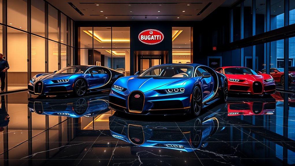 bugatti opens china showroom