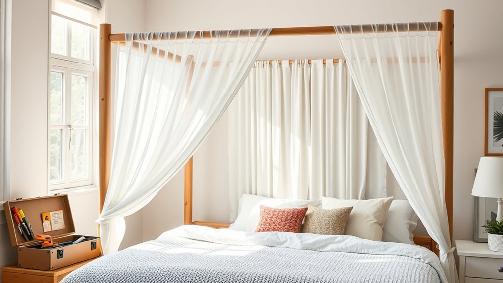 building safe canopy beds