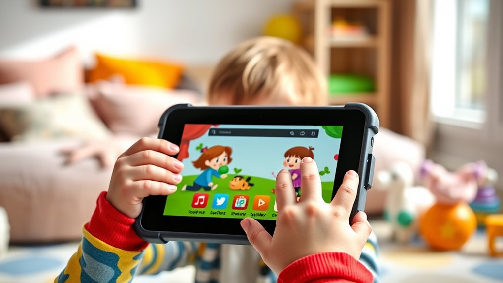 child friendly tablet features