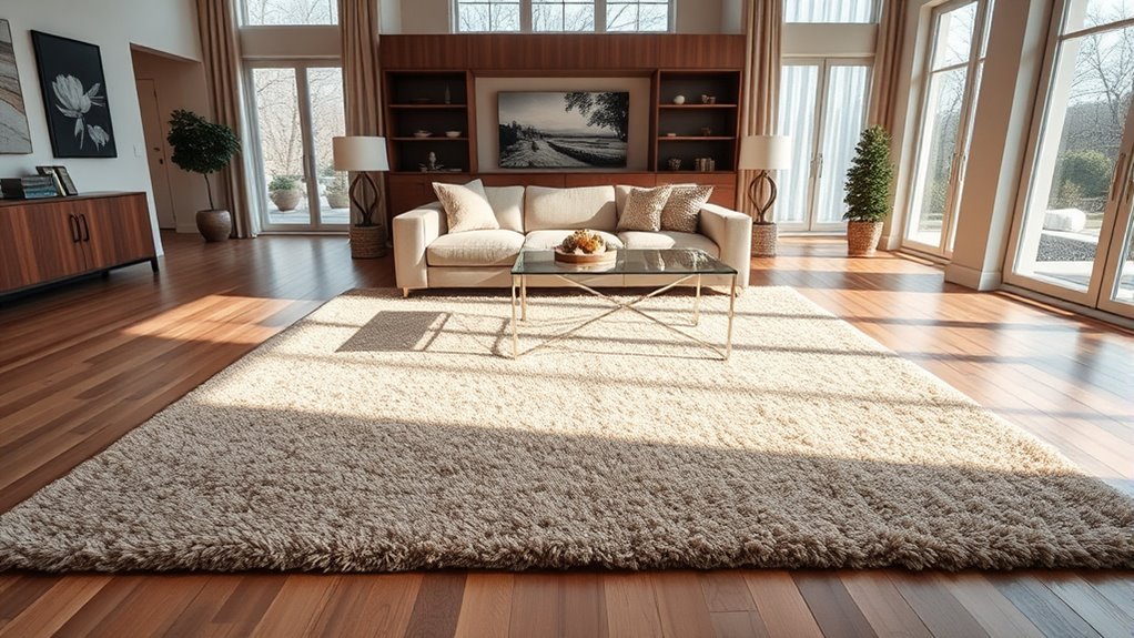 choose rug size carefully