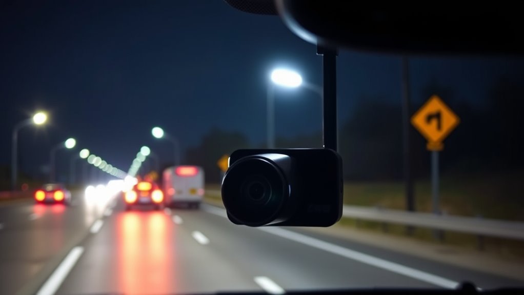clear night vision footage
