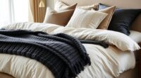 comfortable stylish bedding layers