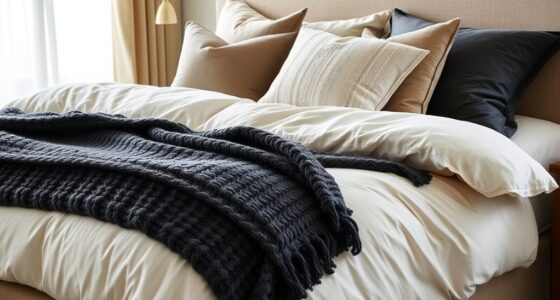 comfortable stylish bedding layers
