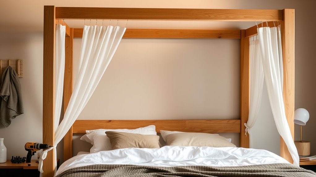 create personalized canopy bed
