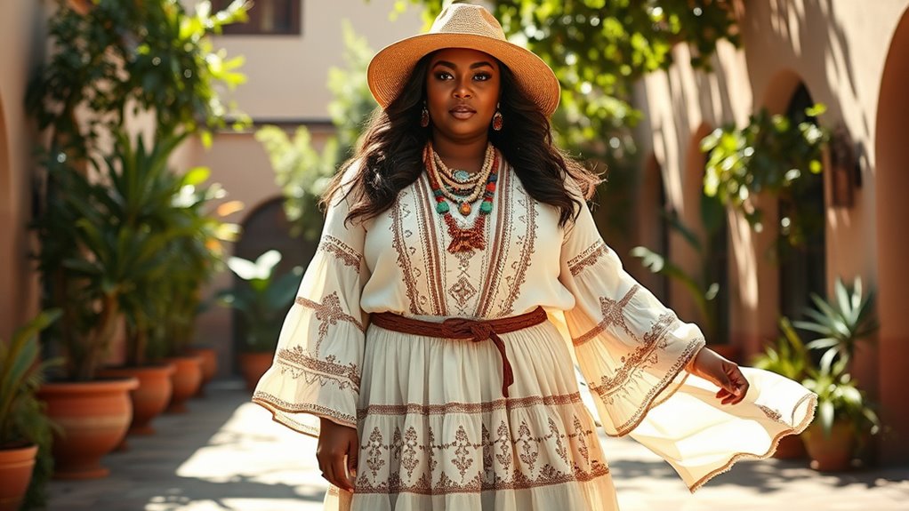curvy boho fashion