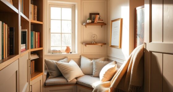 custom cozy reading nook