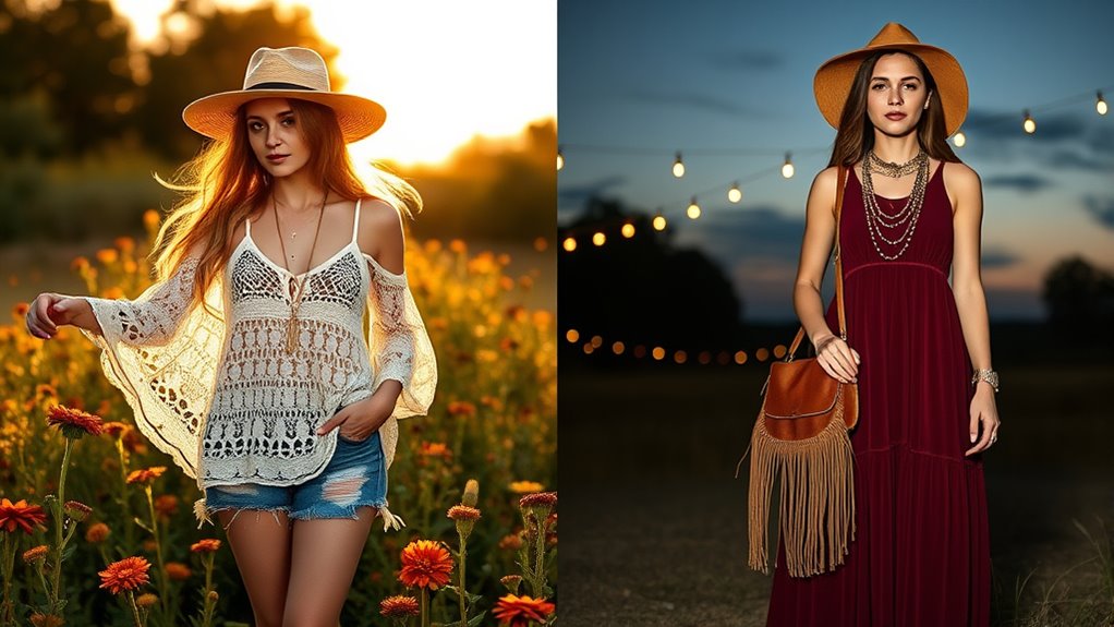 day to night boho looks