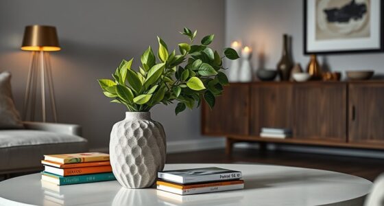 decorate with accessories and symmetry