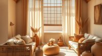 earthy tones and desert inspired