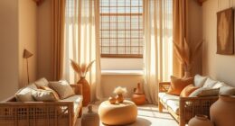 earthy tones and desert inspired