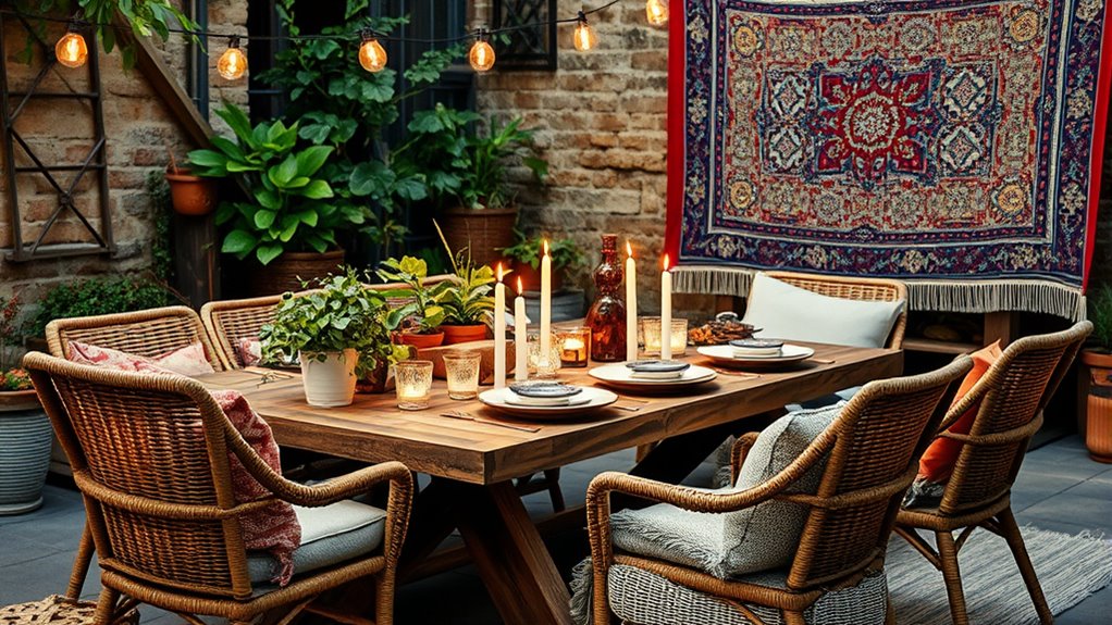 eclectic cozy natural lighting