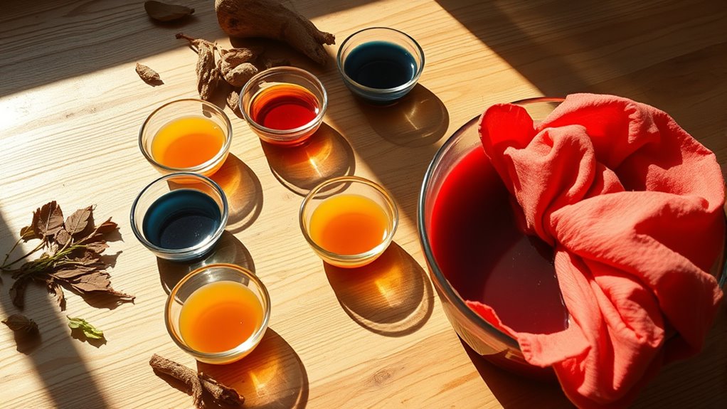 eco friendly natural fabric dyeing