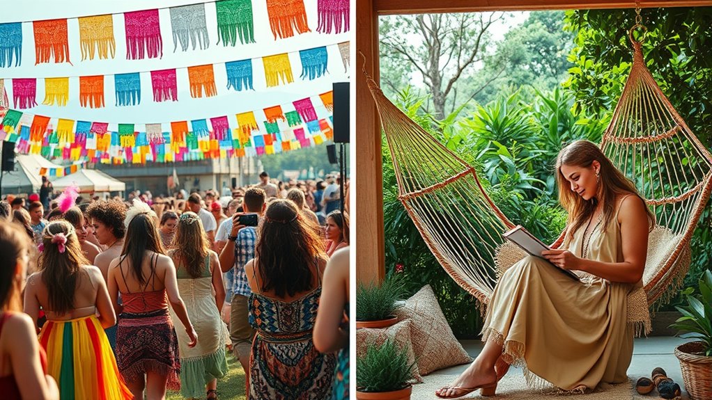festival vs everyday boho