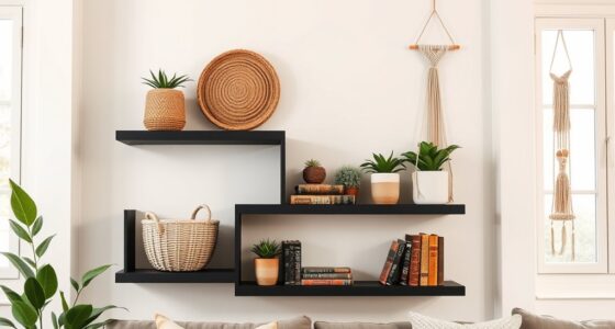 floating shelves installation