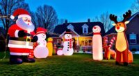 large holiday inflatable decor