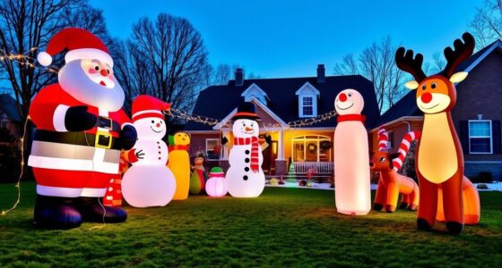 large holiday inflatable decor