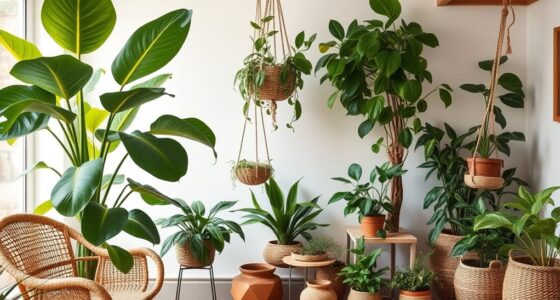low light boho houseplants