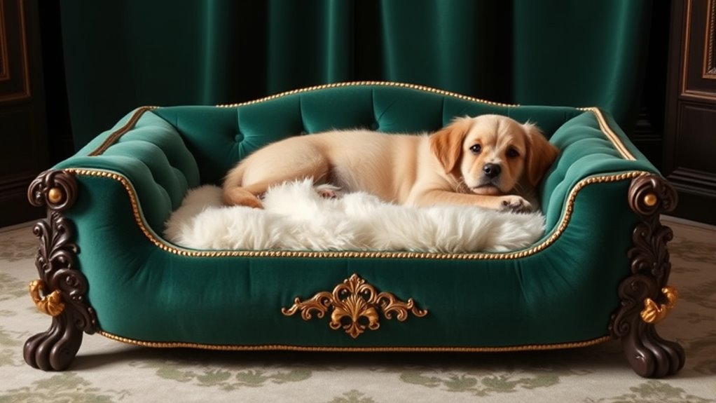 luxurious canine sleep comfort