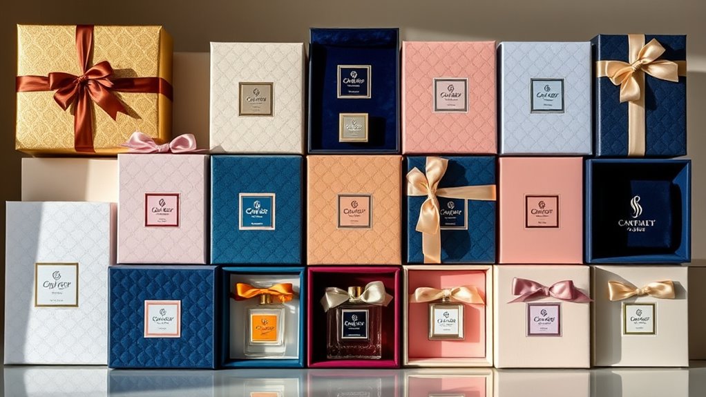 luxurious designer fragrance gift boxes