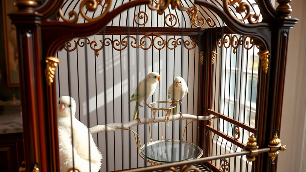 luxury bird cage essentials