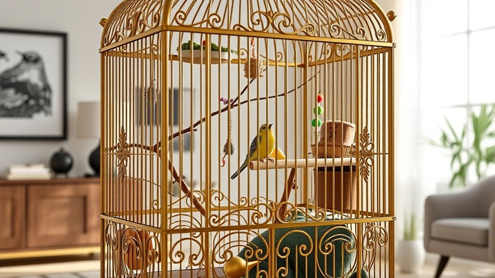 luxury bird cage selection