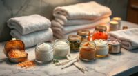 luxury body scrub sets
