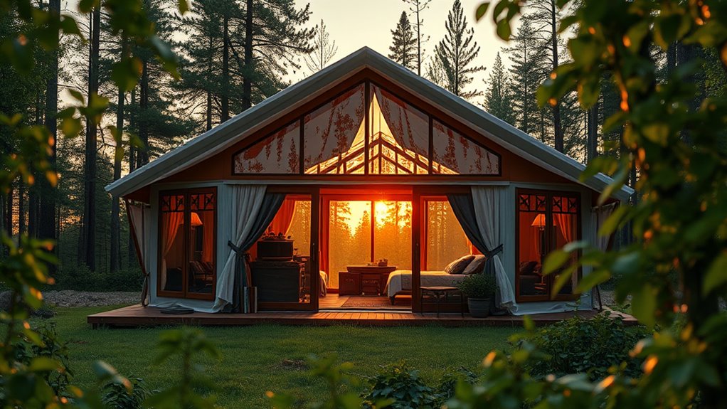 luxury camping tent options