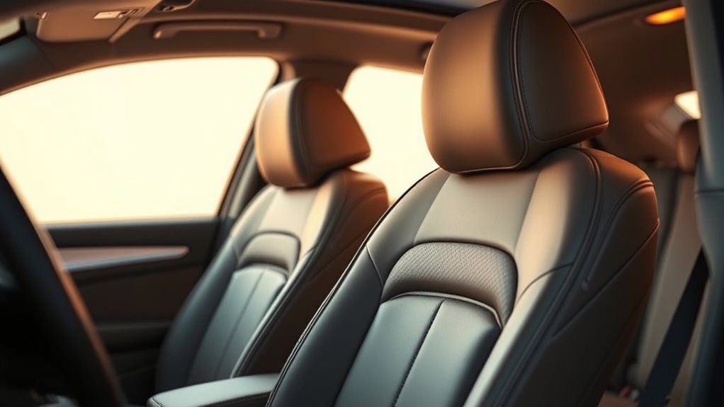 luxury car seat massage features