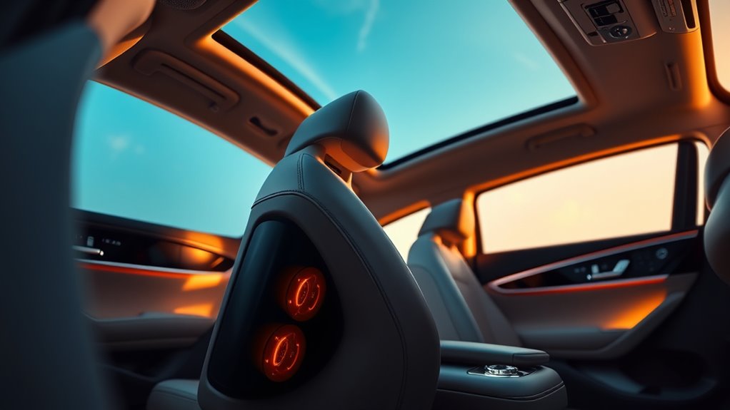 luxury car seat massager options
