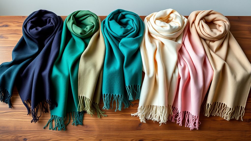 luxury cashmere scarf collections