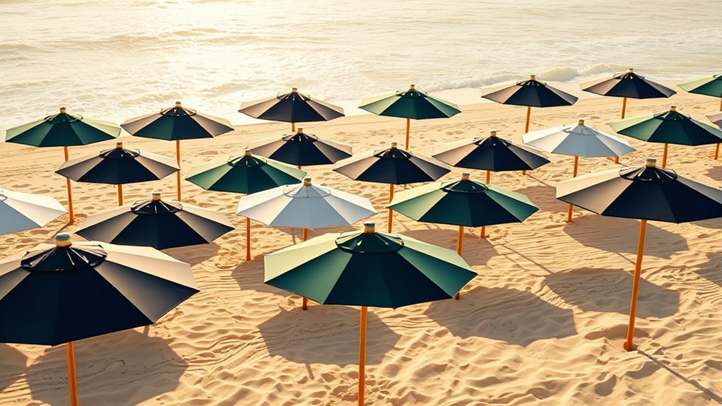 luxury durable beach umbrellas