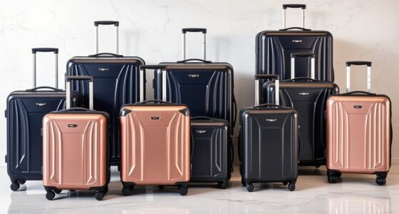 luxury expandable luggage sets